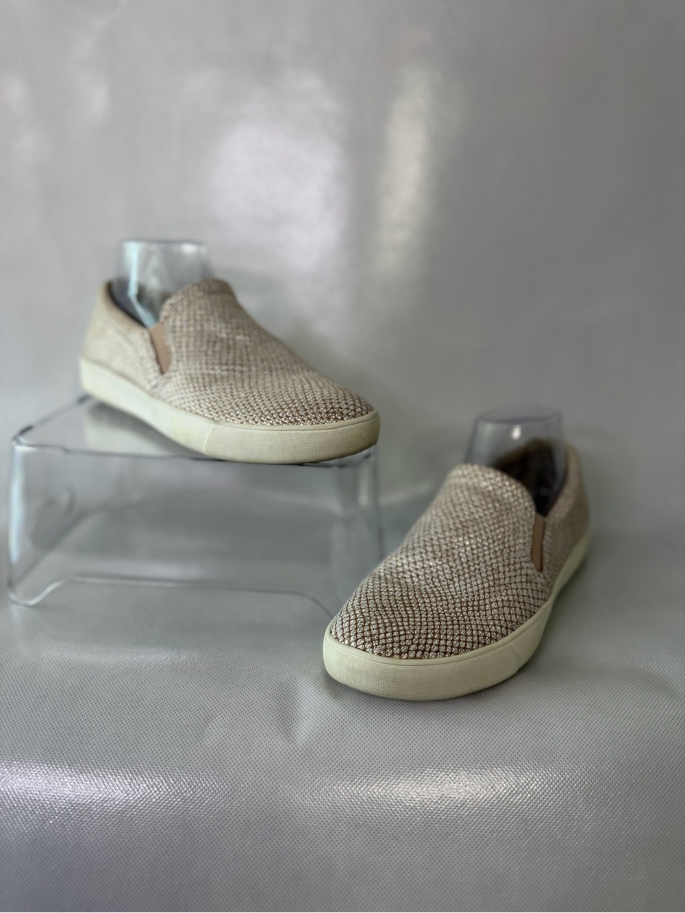 Naturalizer Marianne Metallic Slip-On Sneakers – Size 8.5M